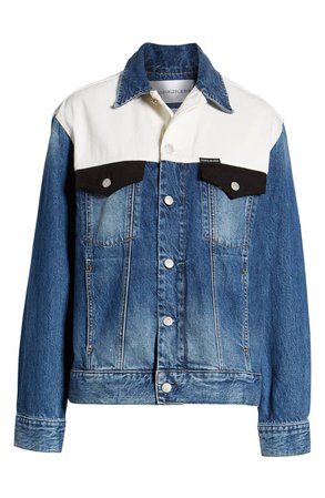 Calvin Klein Jeans Colorblock Trucker Jacket | Nordstrom
