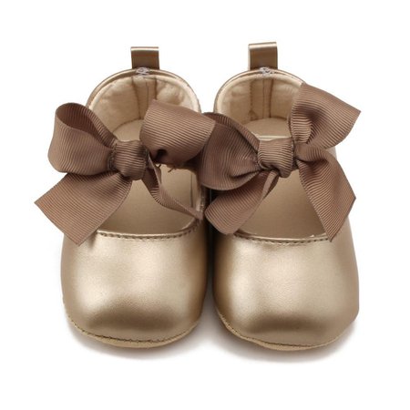 Baby Girl Princess Bow Flat Shoes – The Trendy Toddlers