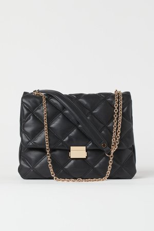 Quilted Shoulder Bag - Black - Ladies | H&M US