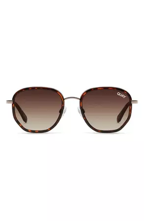 Quay Australia Big Time Remixed 46mm Gradient Square Sunglasses | Nordstrom