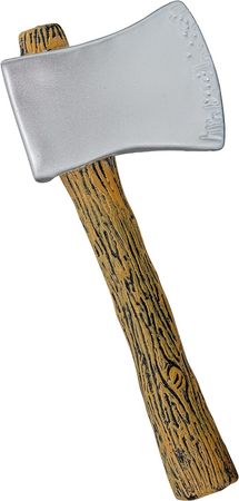 Amazon.com: Skeleteen Realistic Hatchet Axe Toy - Wood Look Lumberjack Props Costume Accessories with Fake Tin Blade : Clothing, Shoes & Jewelry