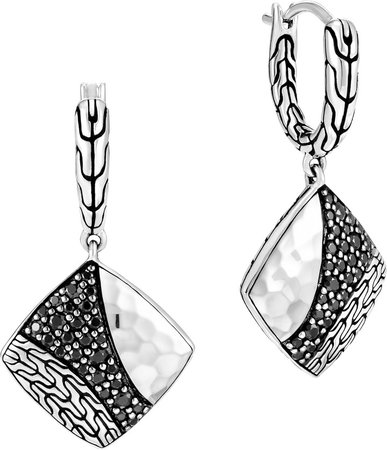 Classic Chain Square Drop Earrings