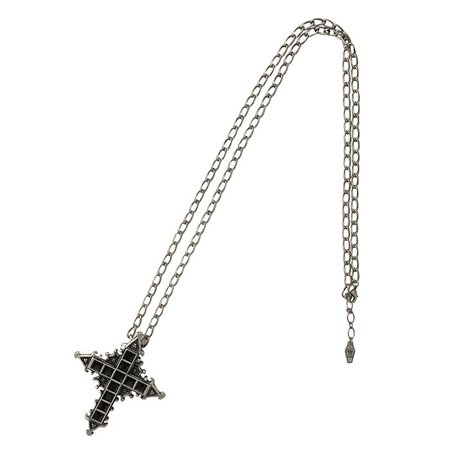 Black Jewel Cross Pendant | Moi-même-Moitié | Wunderwelt Fleur - Online Boutique for Gothic & Lolita Fashion