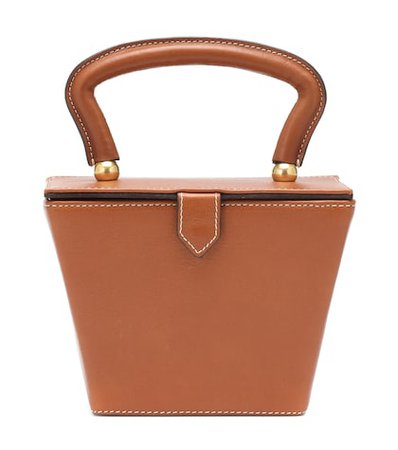 Mini Sadie leather box bag