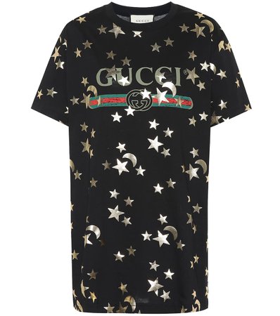 Printed Cotton T-Shirt - Gucci | Mytheresa