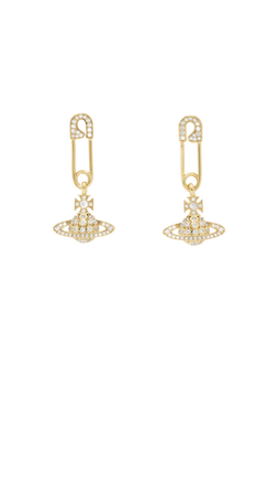 Vivienne Westwood lucrece gold earrings