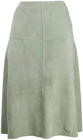 Arma high-rise A-line skirt