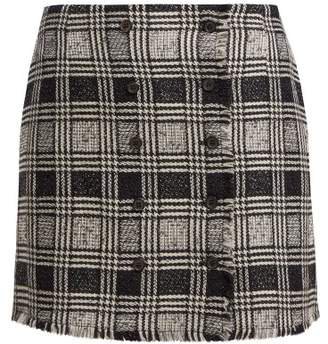 Black and white pattern skirt
