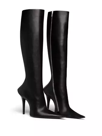 Balenciaga pointed-toe knee-high Boots - Farfetch