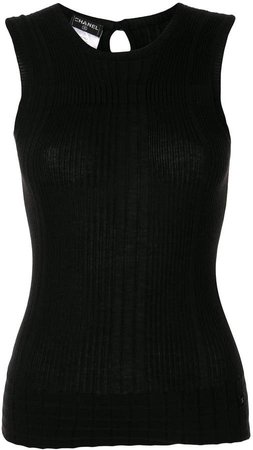 Pre-Owned ribbed tank top