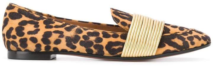 Rendez Vous animal print loafers
