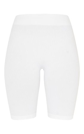 PLT Structured Contour Ribbed Cycle Shorts