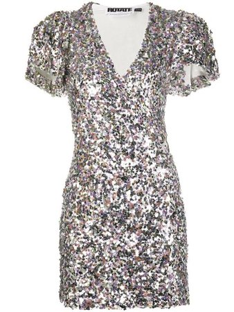 ROTATE V-neck Sequin-embellished Dress - Google Search