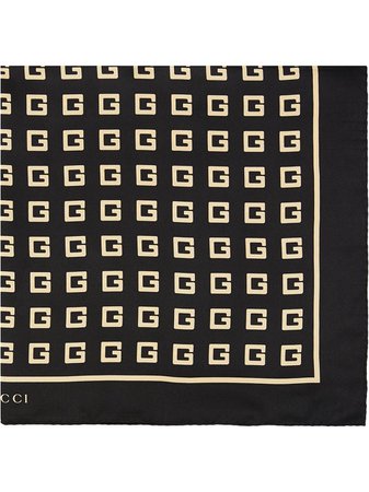 Gucci Square G-Print Silk Scarf Ss20 | Farfetch.com