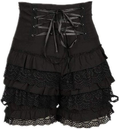 Womens Gothic Victorian Steampunk Maid Lace Lolita Bloomers Shorts | Amazon.com
