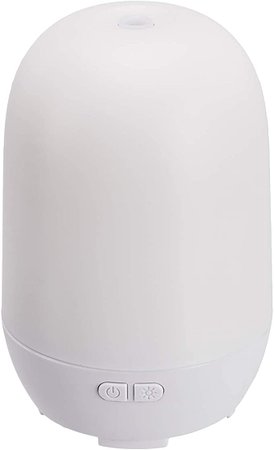 Amazon.com: Amazon Basics 100ml Ultrasonic Aromatherapy Essential Oil Diffuser, White Base, with 7-Color Night Light : Health & Household