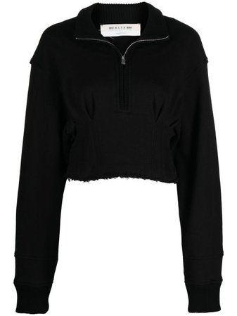1017 ALYX 9SM Cropped zip-front Sweatshirt - Farfetch