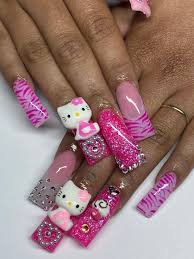 duck nails pink y2k - Google Search