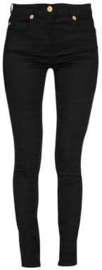 Women's Stretch Denim Skinny Jeans - Black - Size 27 (4)