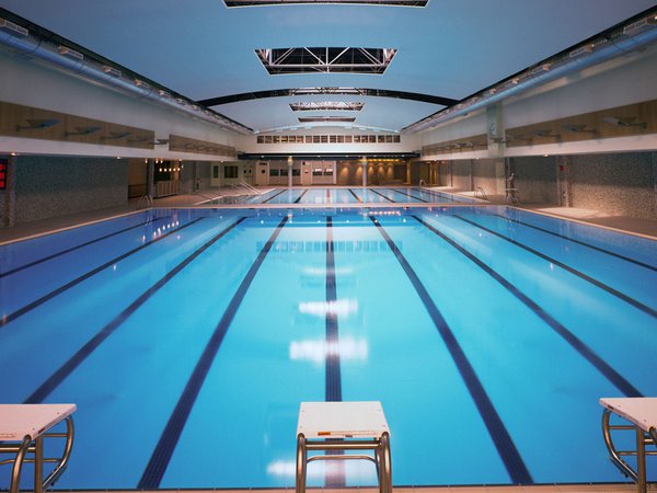 In-ground swimming pool - BELLEVUE ATHLETIC CLUB WASHINGTON, USA - Myrtha Pools - stainless steel / public / overflow