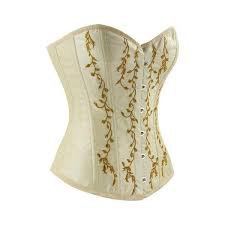 gold corset -