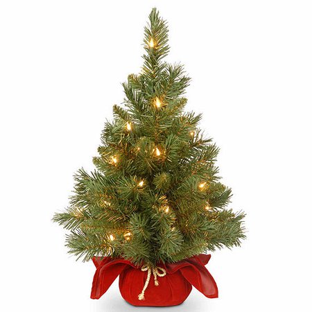 National Tree Co. 24in Majestic Fir Pre-Lit Christmas Tree