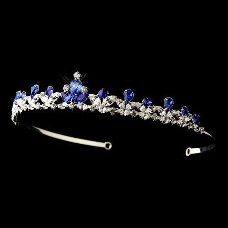 sapphire tiara silver - Google Search