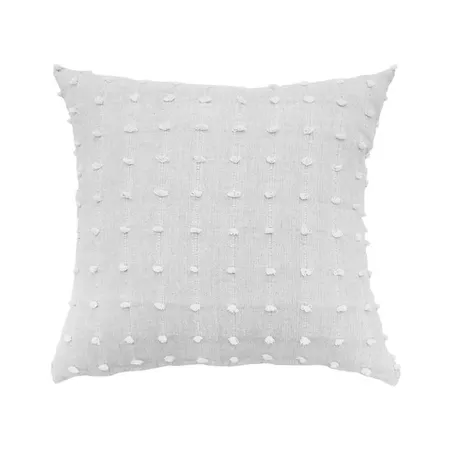 Indochine Tufting Embellishment Throw Pillow White - Beautyrest : Target