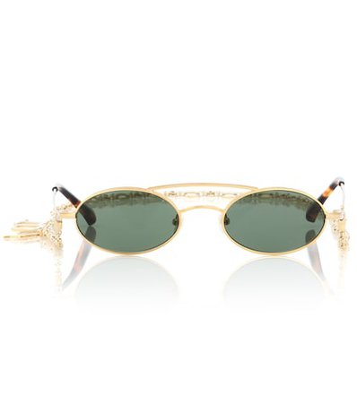 x Linda Farrow oval sunglasses