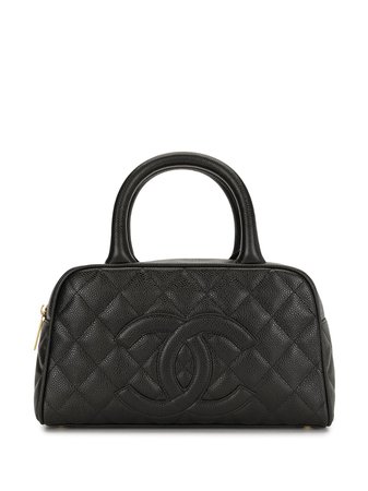 Chanel Pre-Owned 2005 Quilted Boston top-handle Bag - Farfetch