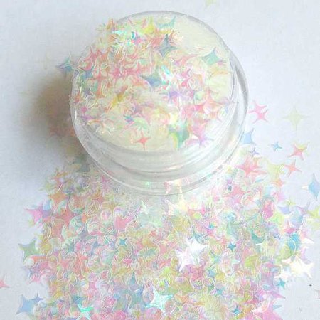 Shining Starz 4 Point Star Iridescent White Body and Face