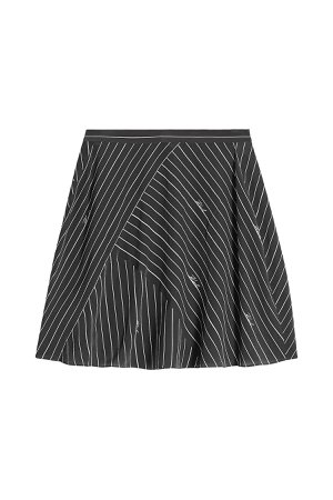 Pinstripe Silk Skirt Gr. IT 44