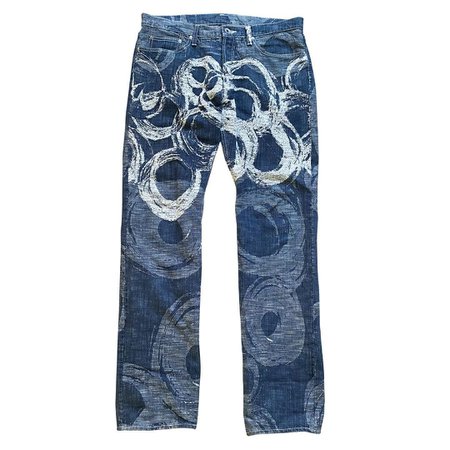 Where Ends Meet sur Instagram : ISSEY MIYAKE AW2005 APOC DENIM Size 34 One of the most detailed pairs of the APOC denim, woven in yarn, incredibly detailed patterns…