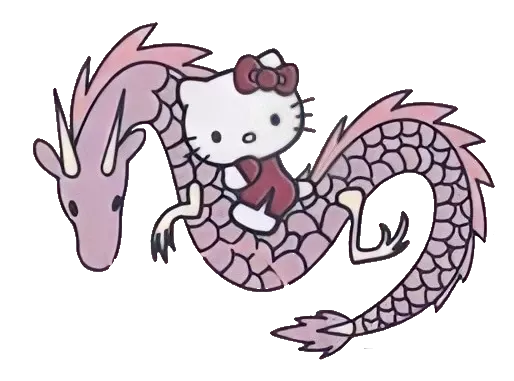 sanrio y2k dragon japan Sticker by cherrypngs ♡