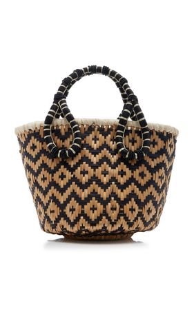 Celebrating Heritage Terra Palm Silk Bucket Bag By Johanna Ortiz | Moda Operandi