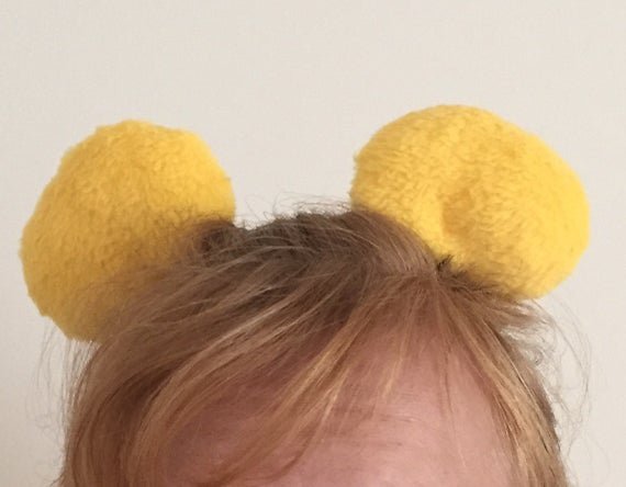 Bear clip on ears inspired by Winnie the Pooh | Etsy