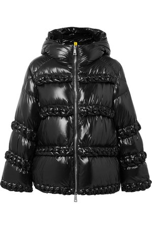 Moncler Genius | + 6 Noir Kei Ninomiya whipstitched quilted shell down jacket | NET-A-PORTER.COM