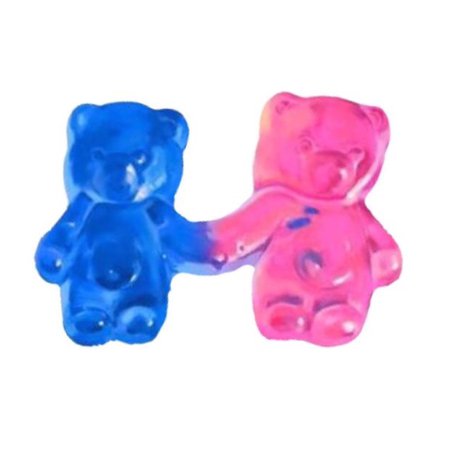 blue pink gummy bear bears candy png filler