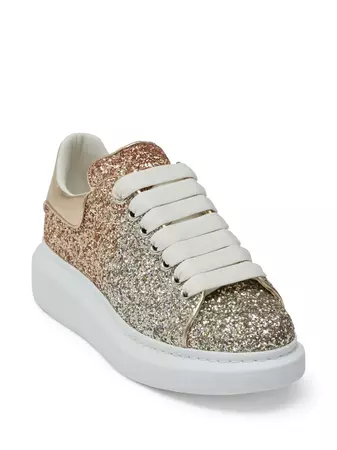 Alexander McQueen Oversized Glitter Chunky Sneakers - Farfetch