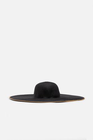 LARGE BRIMMED HAT - Hats | Beanies-ACCESSORIES-WOMAN | ZARA United States