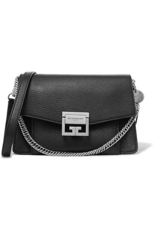 Givenchy | GV3 small textured-leather shoulder bag | NET-A-PORTER.COM