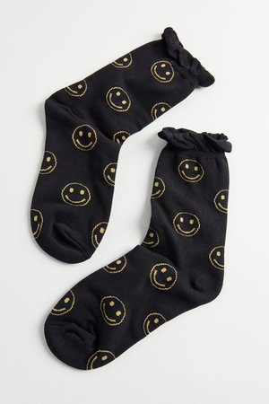 Icon Ruffle Crew Sock | Urban Outfitters