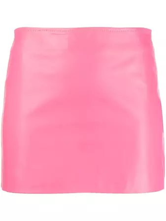 Manokhi Leather Mini Skirt - Farfetch