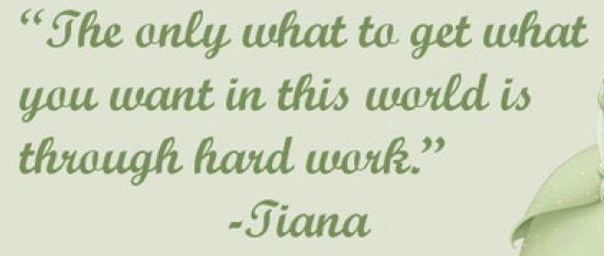 Tiana Quote