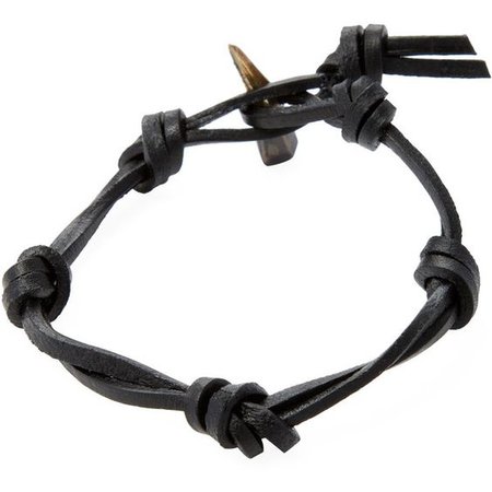 Knotted Leather Bracelet