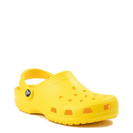 VSCO girl yellow crocs