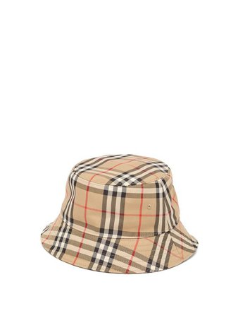 BURBERRY Vintage-check cotton bucket hat