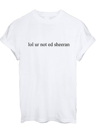 Ed Sheeran t shirt
