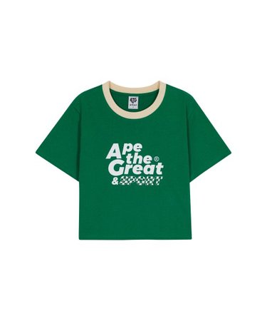 ATG SPORT CROP TEE GREEN | Ape The Great