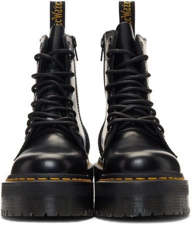 Dr. Martens: Black Jadon Boots | SSENSE